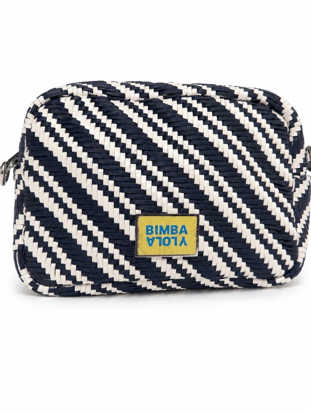 Bimba Y Lola, Women’s Cream & Black Woven Mini Clutch